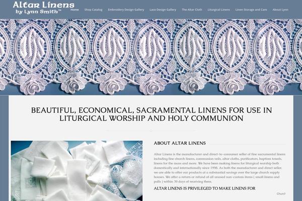 Enfold theme site design template sample