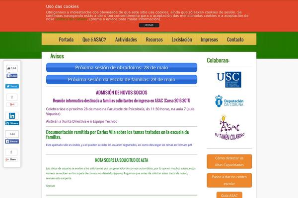 altascapacidades.org site used Areal