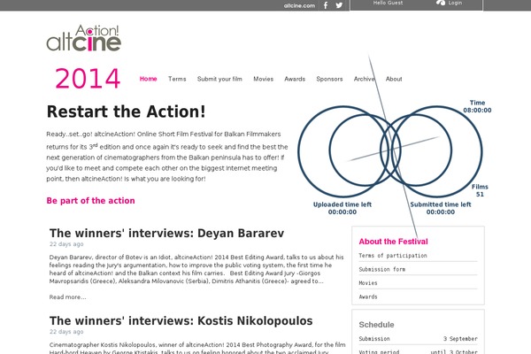 altcineaction.com site used Altcineaction