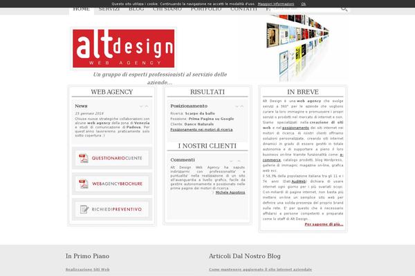 Alt theme site design template sample