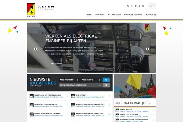 Alten theme websites examples