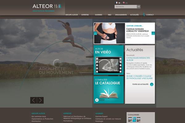 alteor.fr site used Alteor