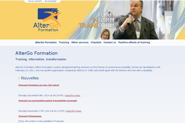 altergoformation.com site used Agf