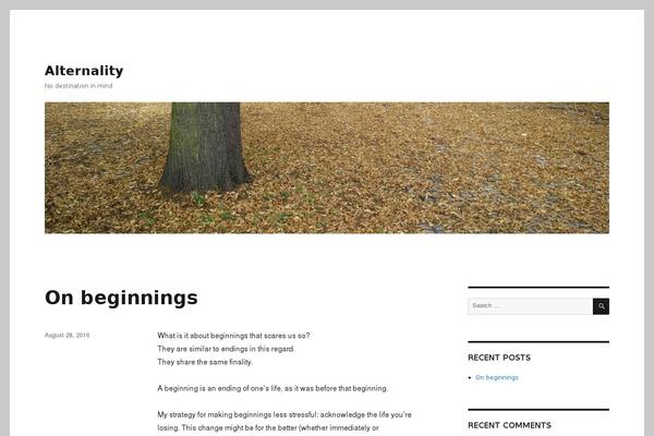 WordPress website example screenshot