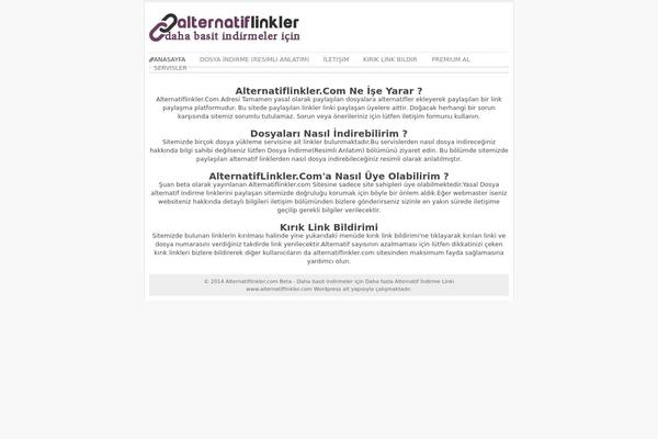 alternatiflinkler.com site used Alternatiflinks