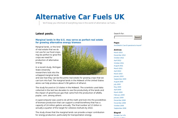 alternative-car-fuels.co.uk site used Acf