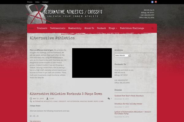 alternativeathletics.com site used Medical Plus