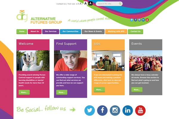 Total theme site design template sample