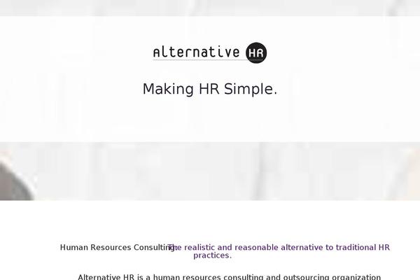 alternativehumanresource.com site used Ahr