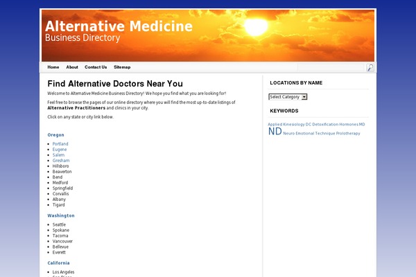 WordPress website example screenshot