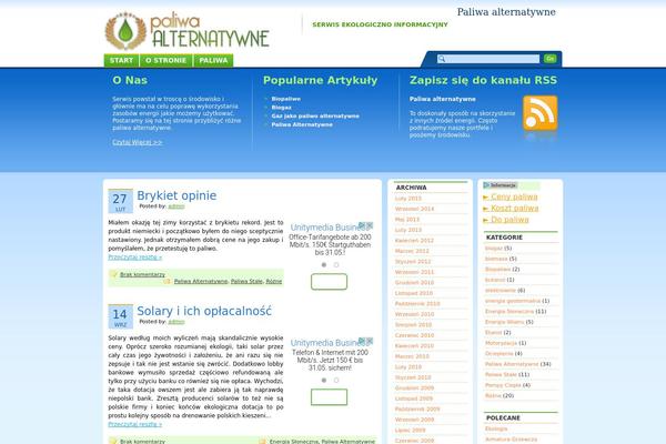 Bizfresh theme site design template sample