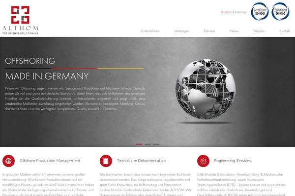 althom.de site used Althom
