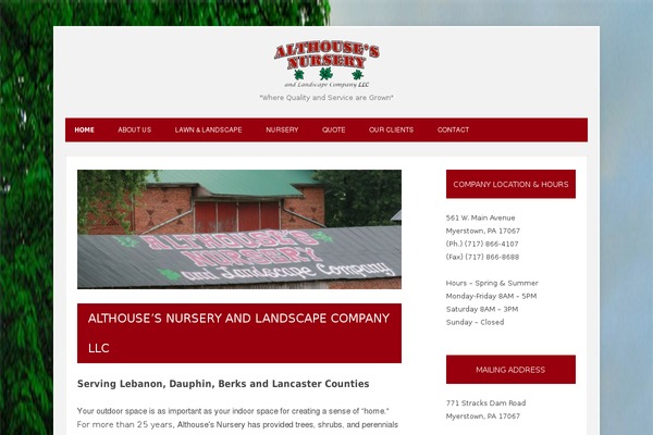 althousesnursery.com site used Althouse