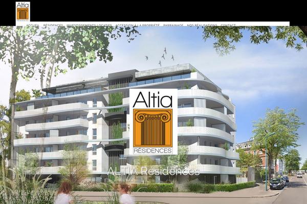altia-residences.fr site used V10-client