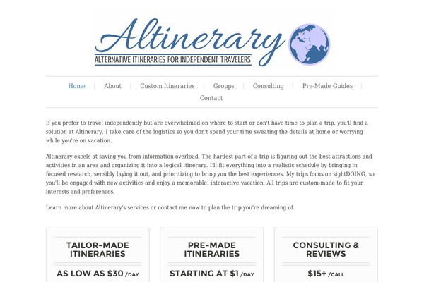 altinerary.com site used Airship