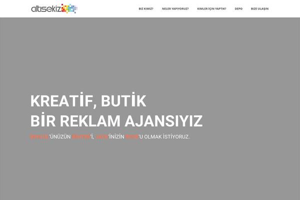 Jupiter theme site design template sample