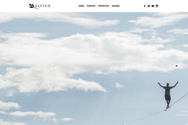 Altius theme site design template sample