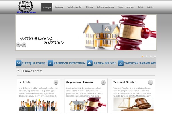 altiyolhukuk.com site used Altiyolhukuk