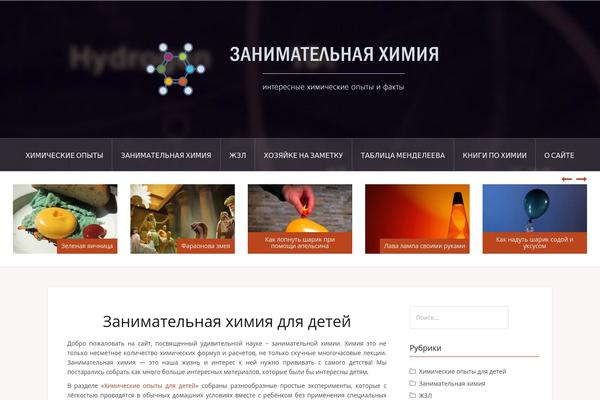 WordPress website example screenshot