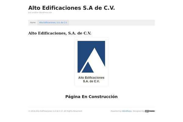 WordPress website example screenshot