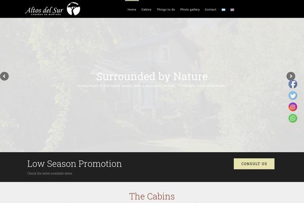 Zad theme site design template sample