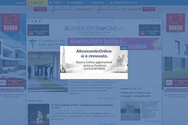 altovicentinonline.it site used Thieneonline