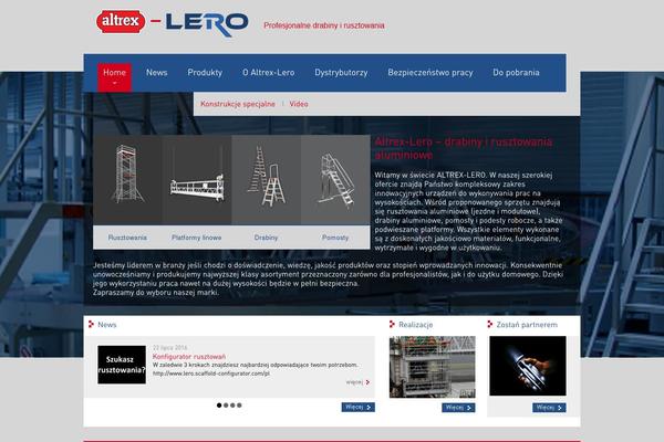 altrex-lero.pl site used Altrex