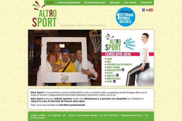 altrosport.org site used Altrosport03