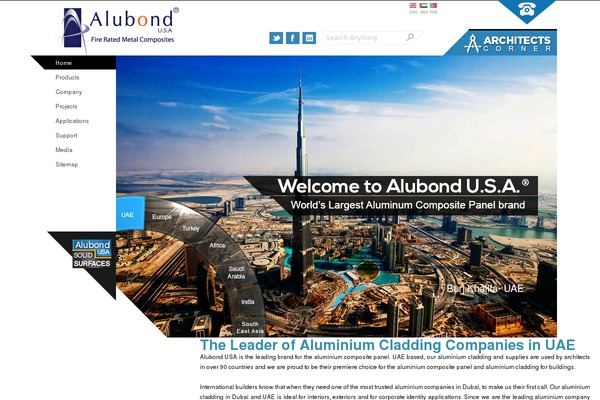 alubond.com site used Alubond