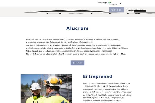 alucrom.se site used Alucrom