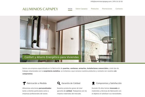 aluminioscapapey.com site used Capapey