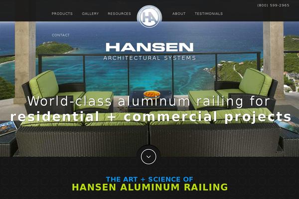 aluminumrailing.com site used Aluminum-railing