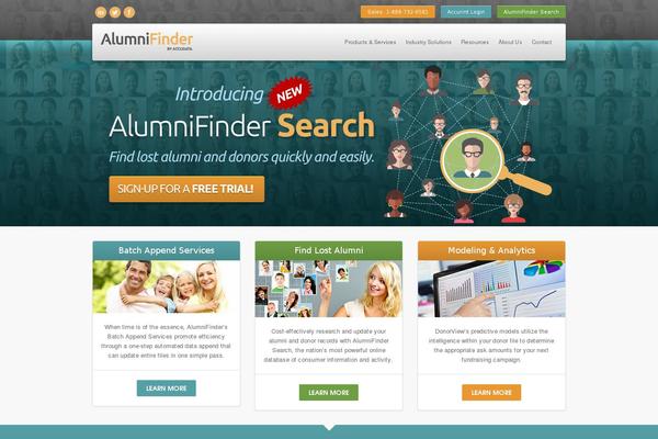 alumnifinder.com site used New-af