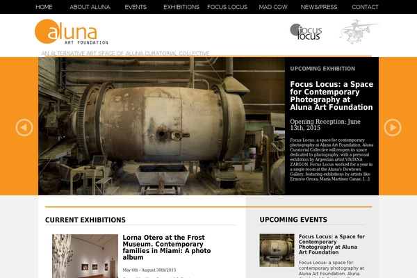 alunartfoundation.com site used Alunart-wp