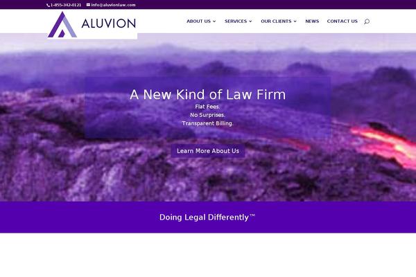 aluvionlaw.com site used Divi_2.7.3