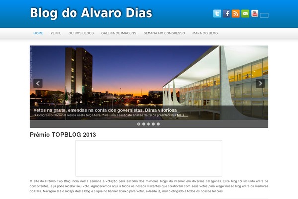 alvarodias.blog.br site used Newspaper