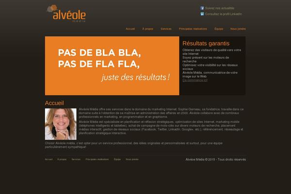 alveole.ca site used Mediaconsulttheme