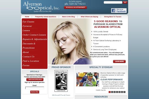 alvernonoptical.com site used Alvoptical