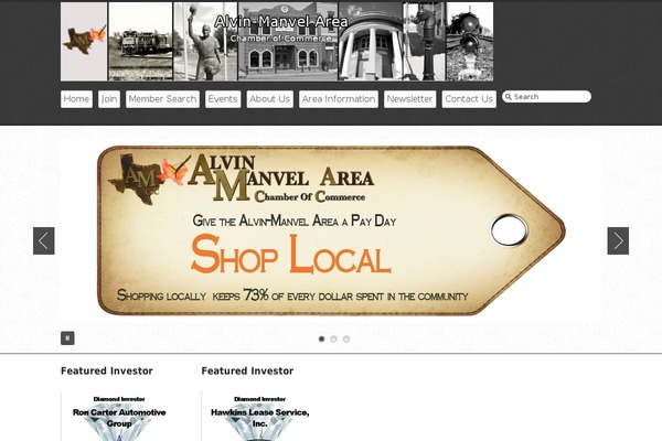alvinmanvelchamber.org site used Business lite