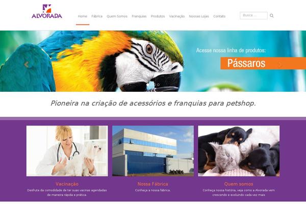 alvorada theme websites examples