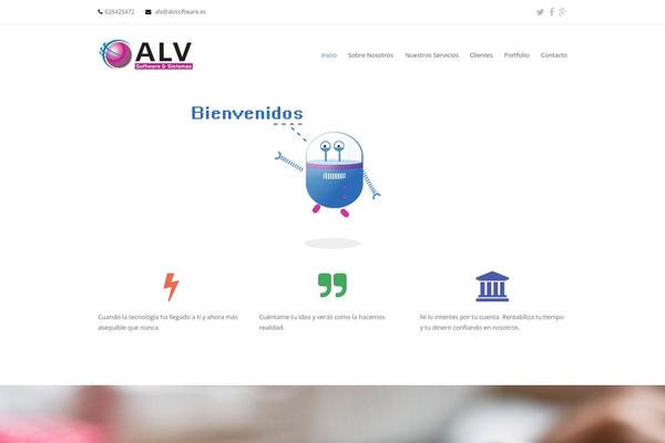 Total theme site design template sample