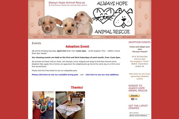 Dog-lover theme site design template sample