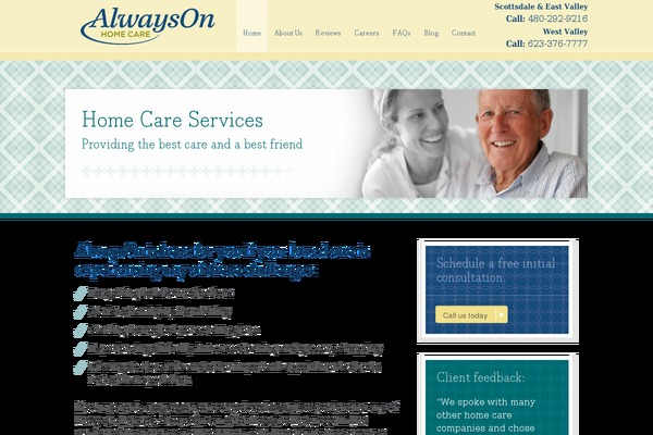alwaysonhomecare.com site used Always-on-homecare