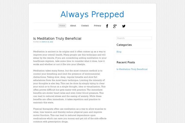 alwaysprepped.com site used Forever_child