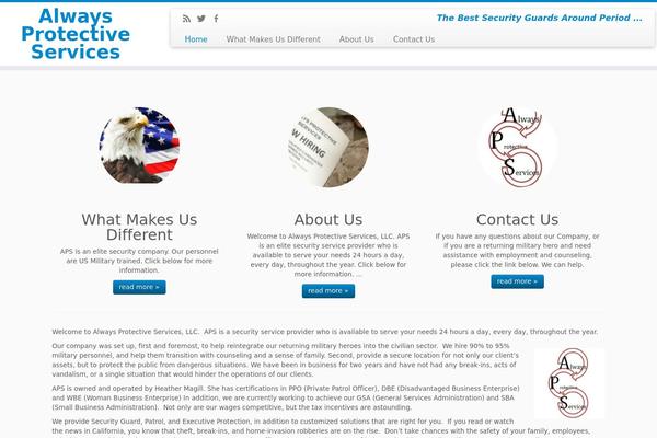 Customizr theme site design template sample