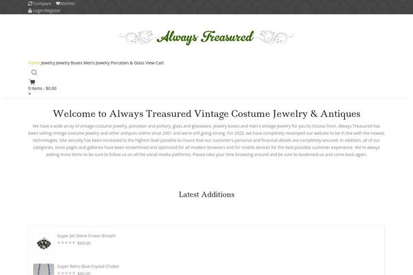 alwaystreasured.com site used Jewellery