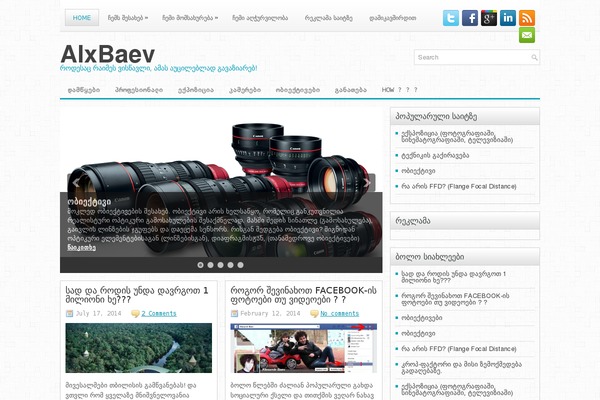 WordPress website example screenshot