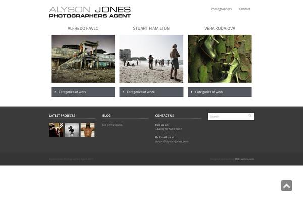 WordPress website example screenshot