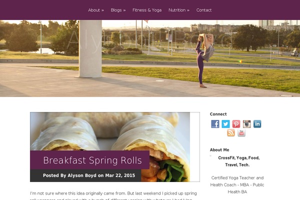 WordPress website example screenshot