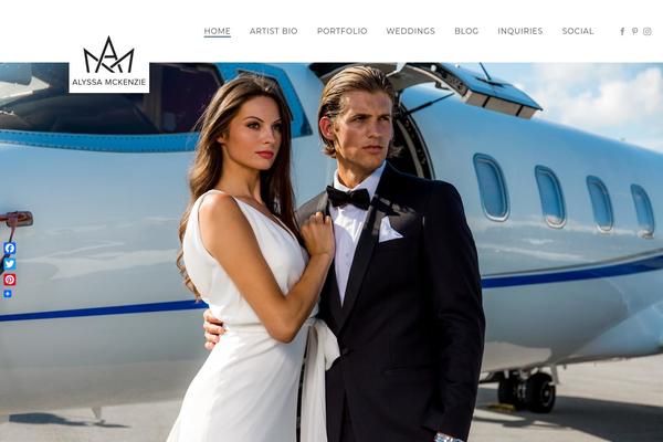 Jupiter theme site design template sample